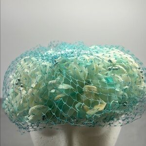 Vintage Elegant Floral‎ Net Hat